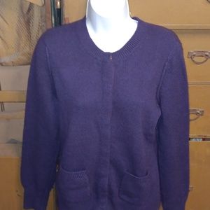 VERTICAL DESIGN WOOL/CASHMERE SWEATER.   #5783